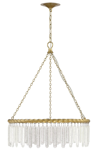 product image for Reverie Brass And Crystal 3 Light Contemporary Chandelier By Lumanity 2 41