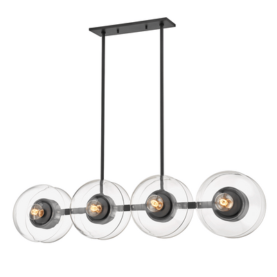 product image for kert 8 light linear by hudson valley lighting 9450 agb 2 91