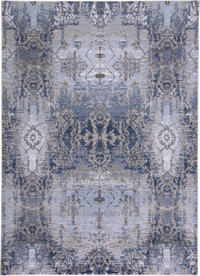 product image for Javers Ice Blue and Navy Rug by BD Fine Flatshot Image 1 96