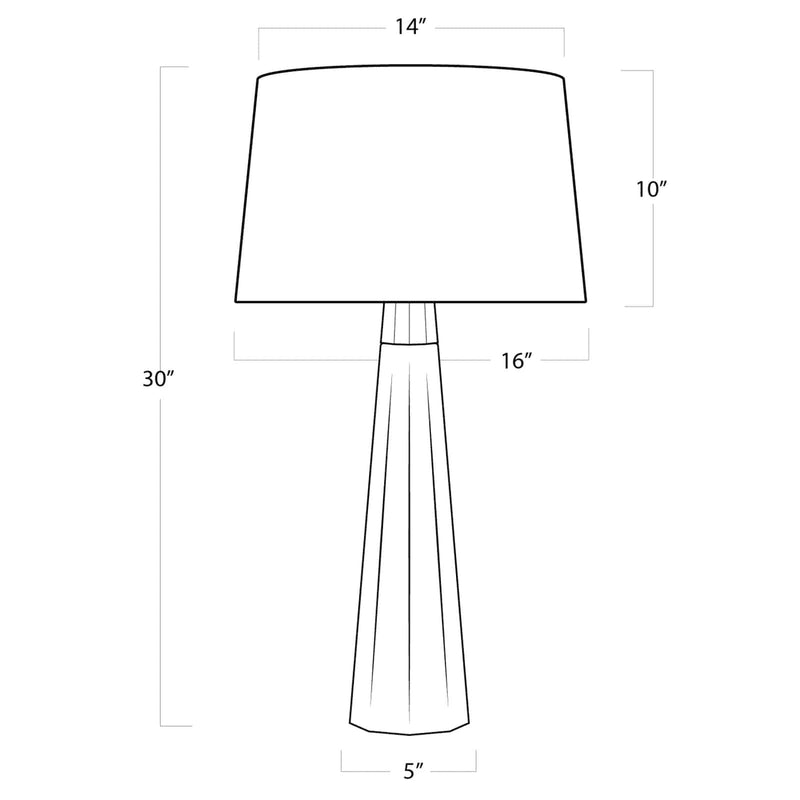 media image for Beretta Concrete Table Lamp Alternate Image 7 29