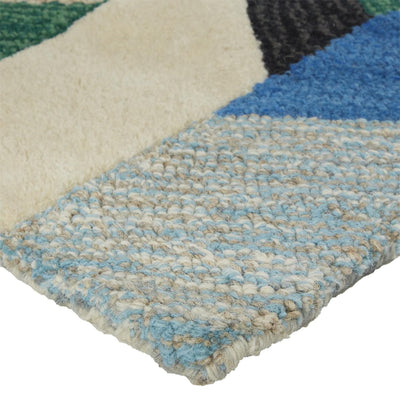 product image for Elison Hand Tufted Green and Blue Rug by BD Fine Corner Image 1 28