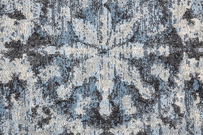 media image for Tullamore Blue and Gray Rug by BD Fine Texture Image 1 233