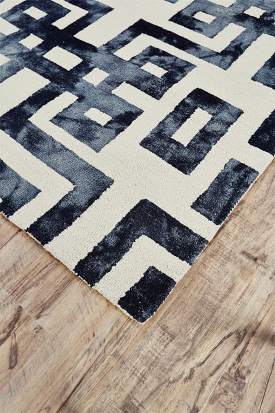 product image for Marengo Hand Tufted Black and Ivory Rug by BD Fine Corner Image 1 77