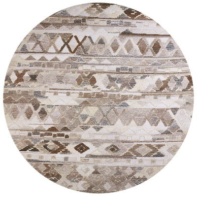 product image for Palatez Hand Tufted Ivory and Brown Rug by BD Fine Flatshot Image 1 88
