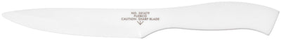 product image for ceramic paring knife in white design by puebco 4 15