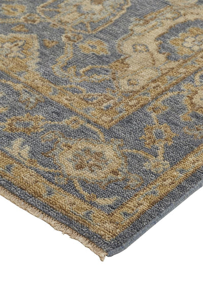 product image for Irie Hand Knotted Blue and Gold Rug by BD Fine Corner Image 1 0