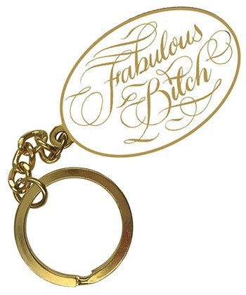 product image of Fabulous Bitch Keychain By Calligraphuck 513