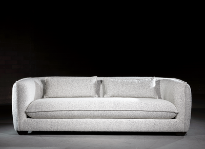 product image for Campbell Flannel Grey Sofa 1 3