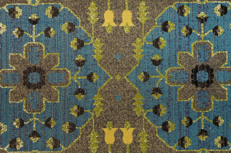 media image for Hurst Gray and Blue Rug by BD Fine Texture Image 1 284