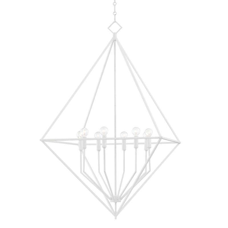 media image for haines 8 light large pendant by hudson valley lighting 3140 ai 3 266