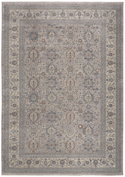 product image of Gilford Gray and Blue Rug by BD Fine Flatshot Image 1 518