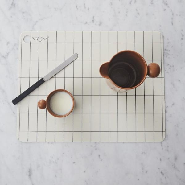 media image for set of 2 kukei placemats in offwhite by oyoy 2 23