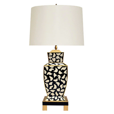 product image of hand painted urn table lamp in various colors 1 517