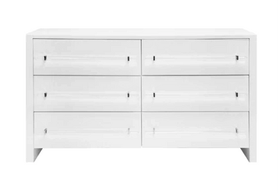 product image for Six Drawer Chest with Acrylic Hardware in Various Colors 18