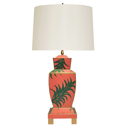 product image for hand painted urn table lamp in various colors 3 82
