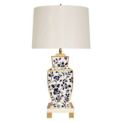 product image for hand painted urn table lamp in various colors 4 98