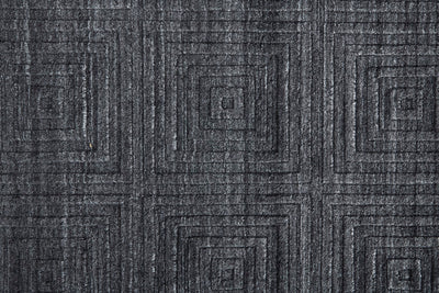 product image for Tatem Hand Woven Linear Charcoal Gray/Gray Rug 2 82