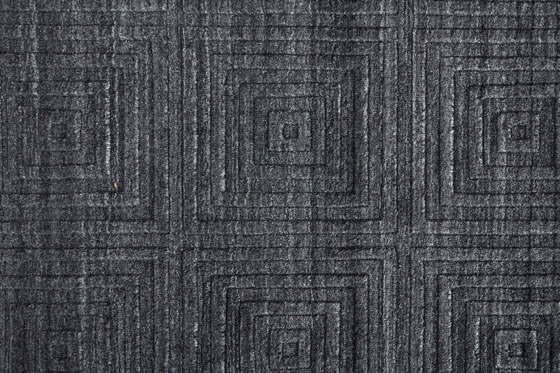 media image for Tatem Hand Woven Linear Charcoal Gray/Gray Rug 2 281