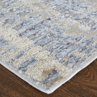 product image for Corben Abstract Tan/Blue/Ivory Rug 4 64