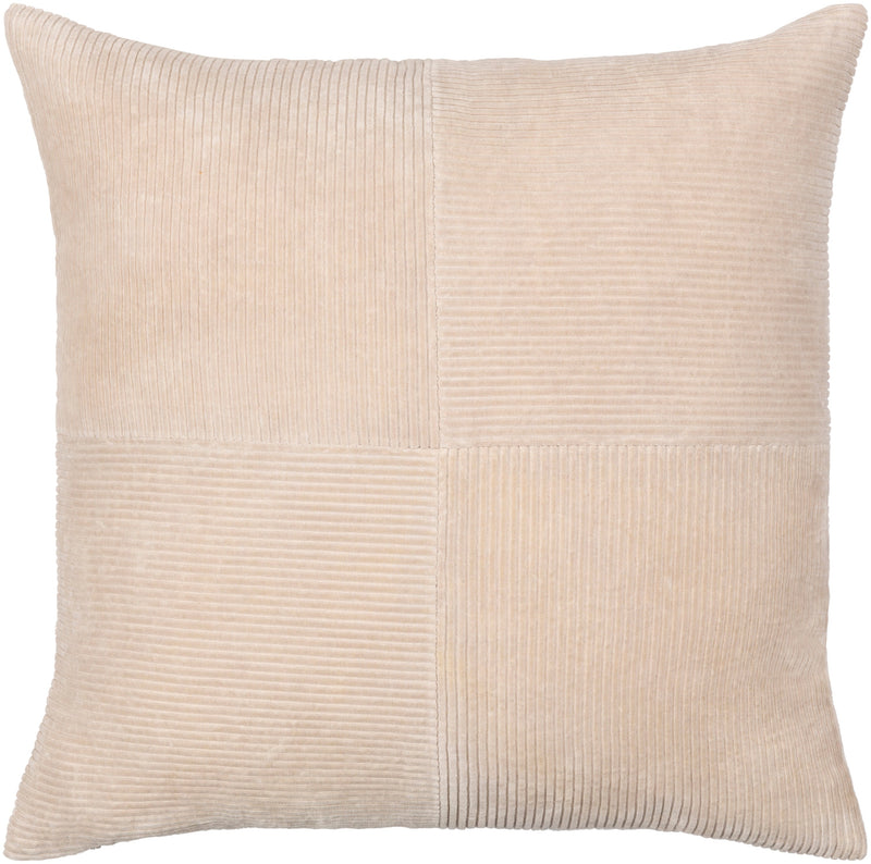 media image for corduroy quarters pillow kit by surya cdq001 1818d 1 226