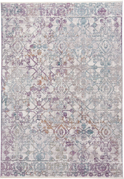 product image of Tirza Purple and Blue Rug by BD Fine Flatshot Image 1 512