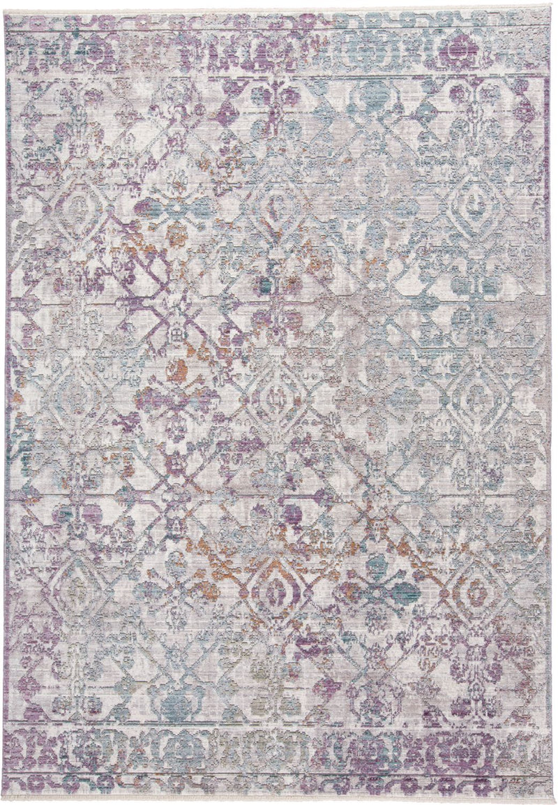 media image for Tirza Purple and Blue Rug by BD Fine Flatshot Image 1 25