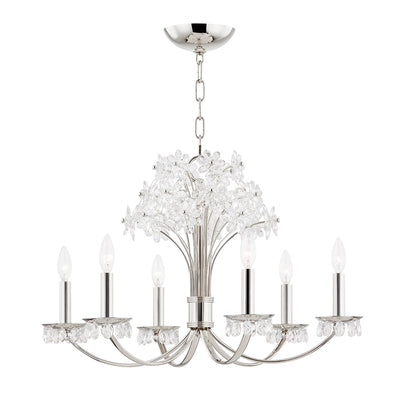 product image for beaumont 6 light chandelier 4430 by hudson valley 2 1