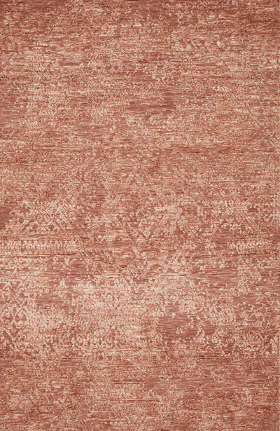 product image for Lindsay Power Loomed Pink / Coral Rug Flatshot Image 32