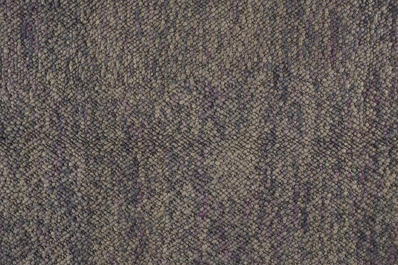 media image for Genet Hand Woven Purple and Beige Rug by BD Fine Texture Image 1 269