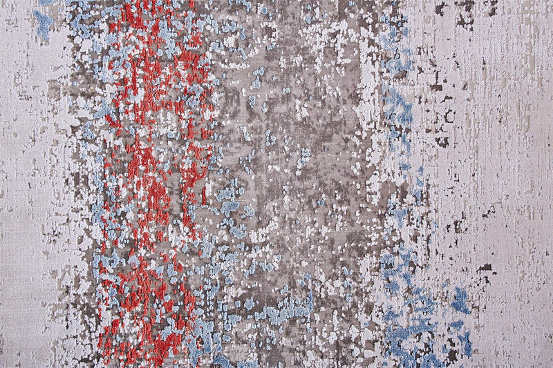 media image for Lindstra Gray and Blue Rug by BD Fine Texture Image 1 275
