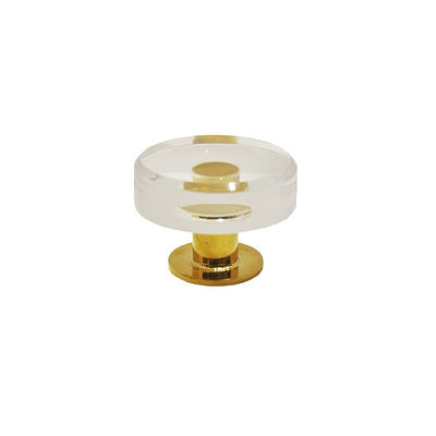 product image of Chapman Modern Round Acrylic & Brass Knob design by BD Studio 578