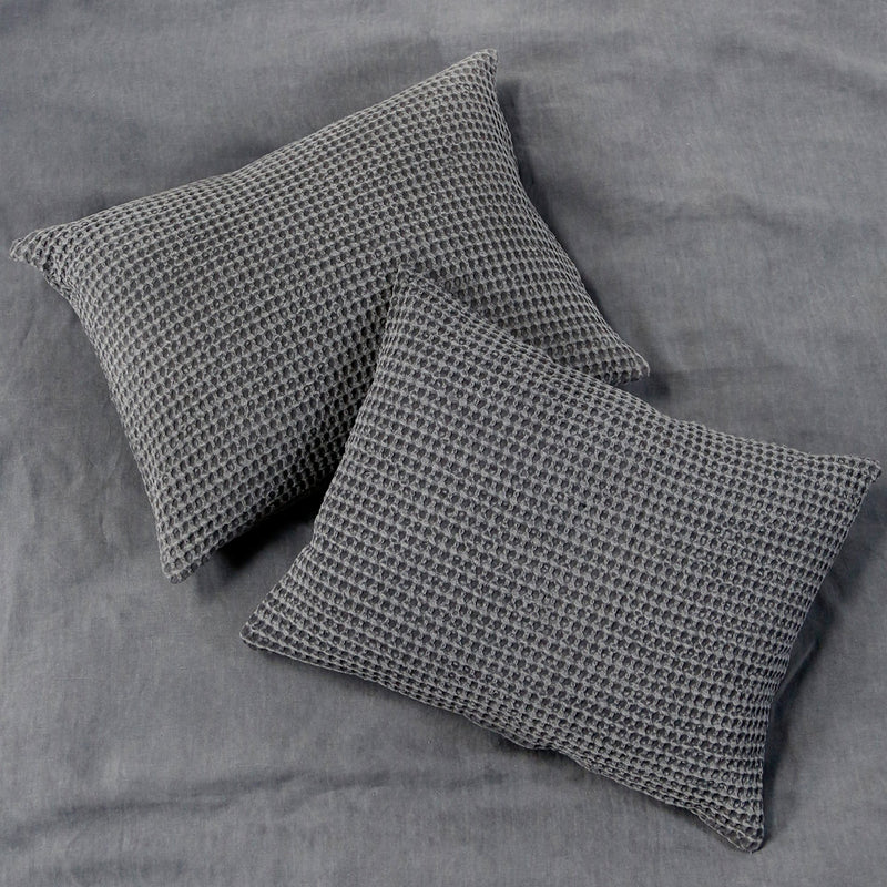 media image for zuma blanket collection in charcoal design by pom pom at home 4 253
