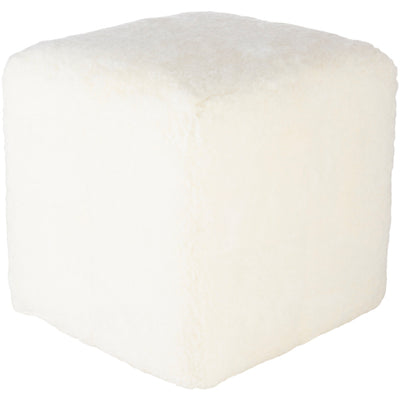 product image of Calidus Sheepskin Butter Pouf Flatshot Image 59