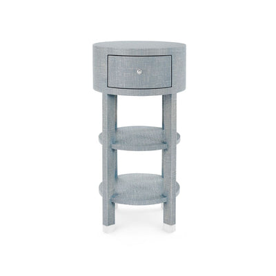 product image for Claudette 1-Drawer Round Side Table in Various Colors by Bungalow 5 2