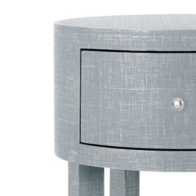 product image for Claudette 1-Drawer Round Side Table in Various Colors by Bungalow 5 6