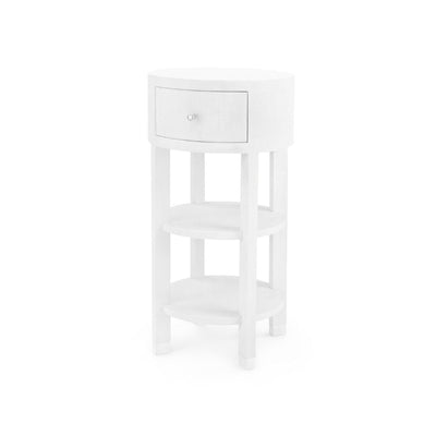 product image for Claudette 1-Drawer Round Side Table in Various Colors by Bungalow 5 97