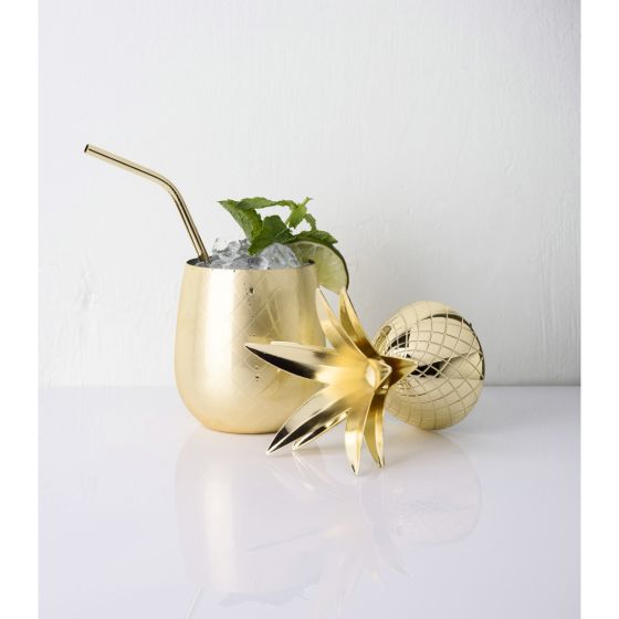 media image for gold pineapple tumbler 3 241