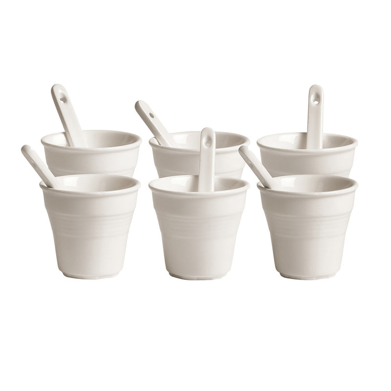 media image for estetico quotidiano set of 6 coffee cups stirrers by seletti 1 216