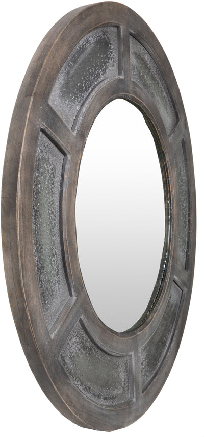 product image for Coquerial COQ-001 Round Mirror in Brown by Surya 28