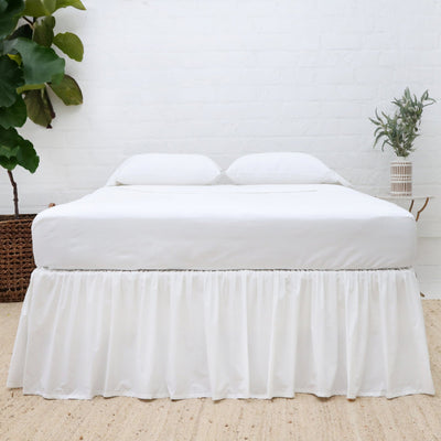 product image for Gathered Cotton Sateen Bedskirt 4