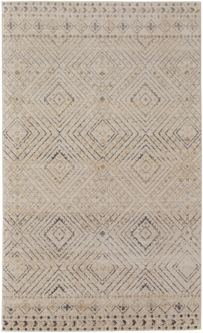 product image of wyllah nomadic geometric ivory charcoal rug by bd fine cmar39kjivychlc16 1 545