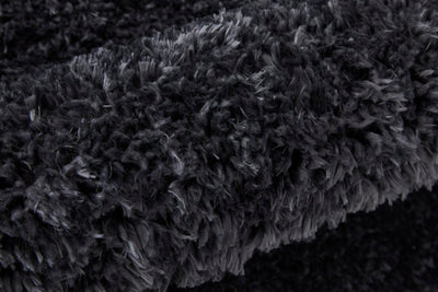 product image for loman solid color classic black charcoal rug by bd fine drnr39k0blkchlh00 3 3