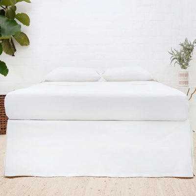 product image for \Paneled Crinkled Cotton Bedskirt 1 86