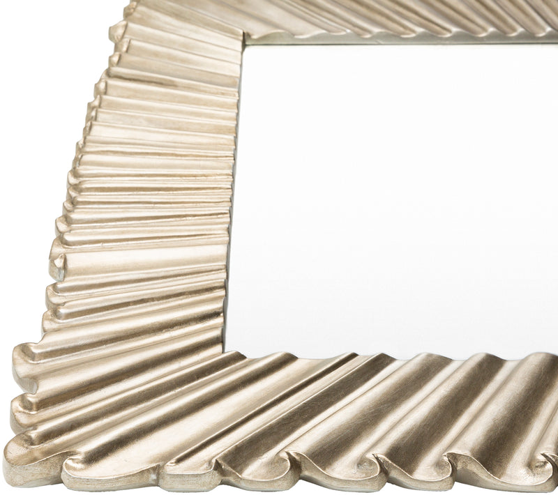 media image for Chaucer CUC-001 Rectangular Mirror in Silver by Surya 217