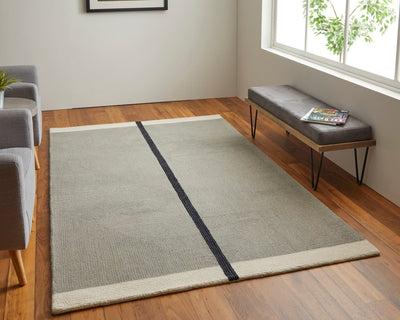 product image for ardon architectural mid century modern hand tufted gray black rug by bd fine mgrr8904gryblkh00 7 95