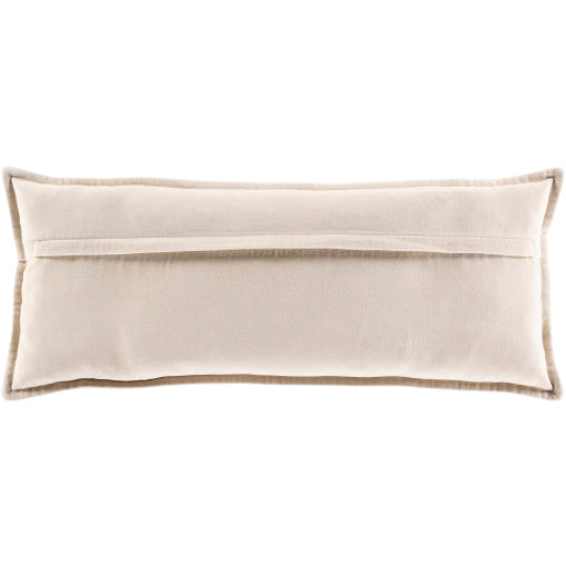 media image for Cotton Velvet Cotton Beige Pillow Alternate Image 10 284
