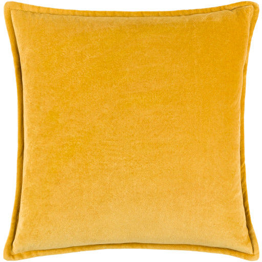 media image for Cotton Velvet Cotton Mustard Pillow Flatshot Image 273