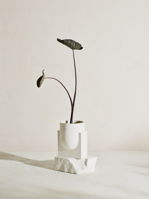 media image for pluto bonded carrara marble planter design by light ladder 1 259