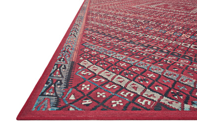 product image for Lucca Power Loomed Red / Multi Rug Alternate Image 18 11