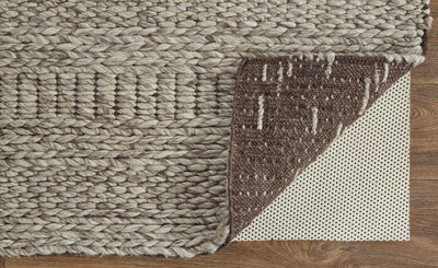 product image for Genet Hand Woven Ivory and Gray Rug by BD Fine Fold Image 1 26